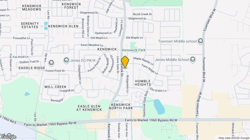 8607 Hickory Branch Ln Map and Location Details