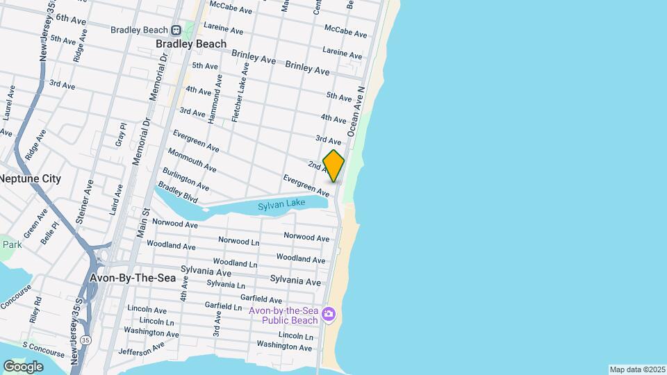 100 Ocean Ave Map and Location Details