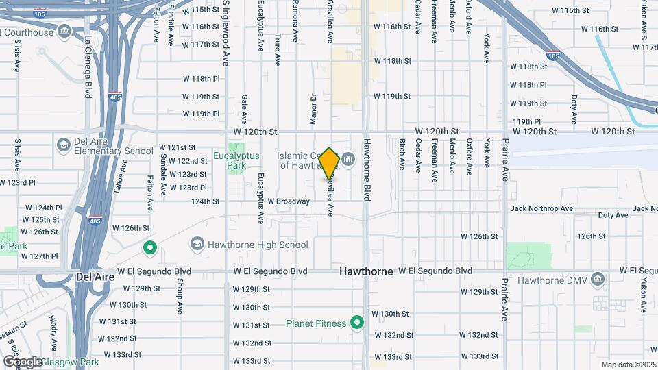 12303 Grevillea Ave Map and Location Details