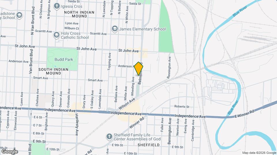 336 Belmont Blvd Map and Location Details