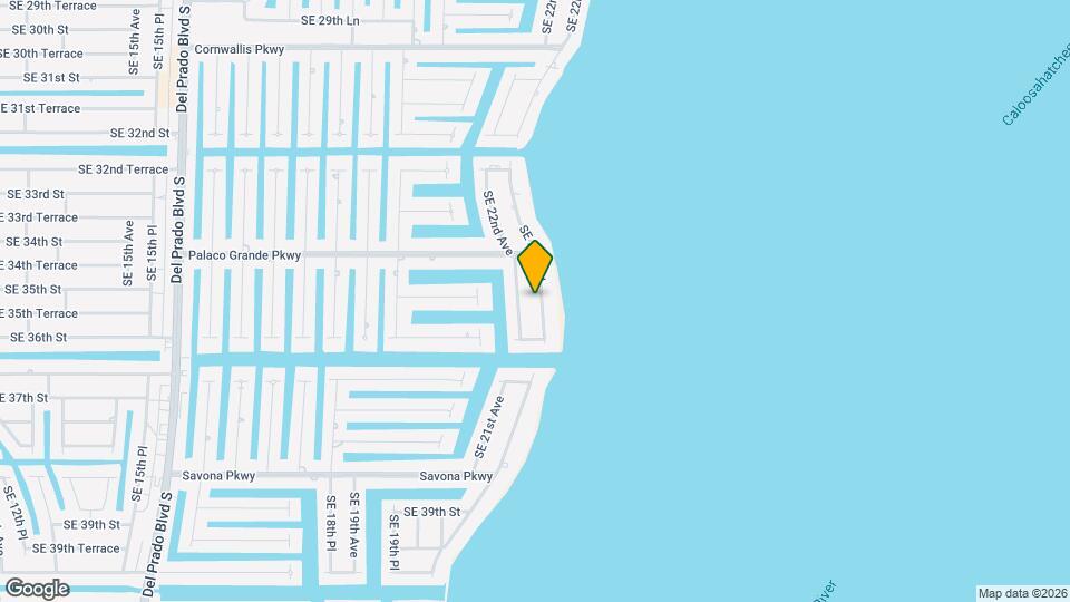 3502 SE 22nd Pl Map and Location Details