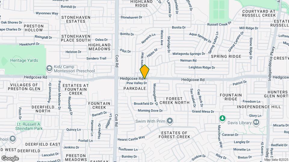 3805 Pine Valley Dr Map and Location Details