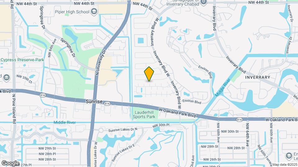 7446 NW 34th St Map and Location Details