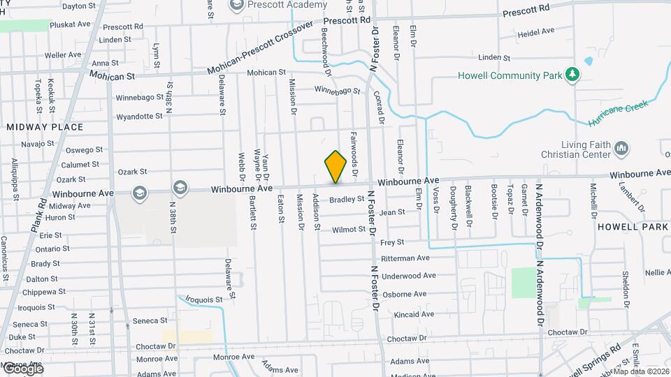 4736 Winbourne Ave Map and Location Details