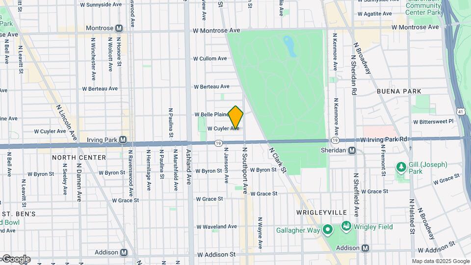 1415 W Cuyler Ave Map and Location Details