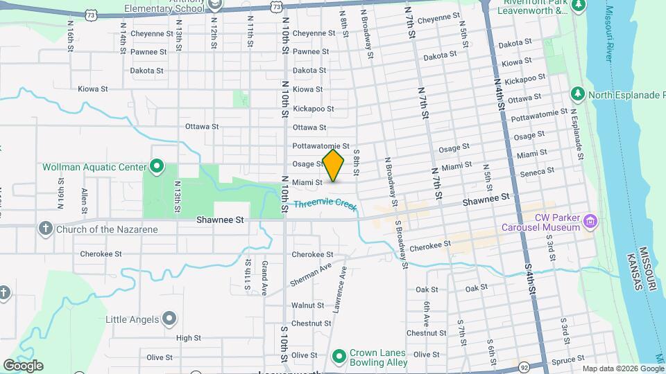 829 1/2 Miami St Map and Location Details
