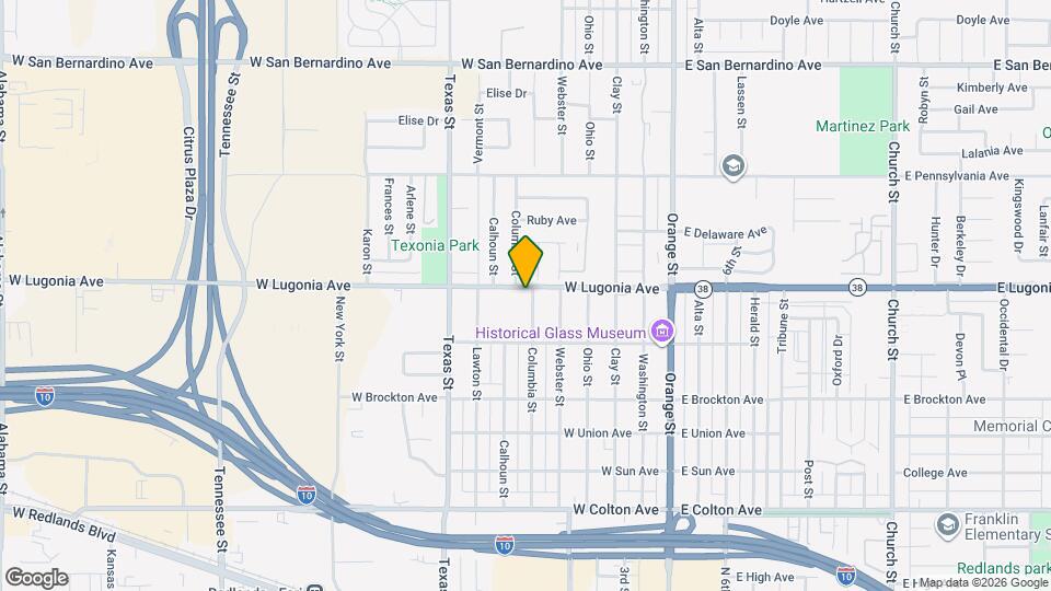 503 W Lugonia Ave Map and Location Details