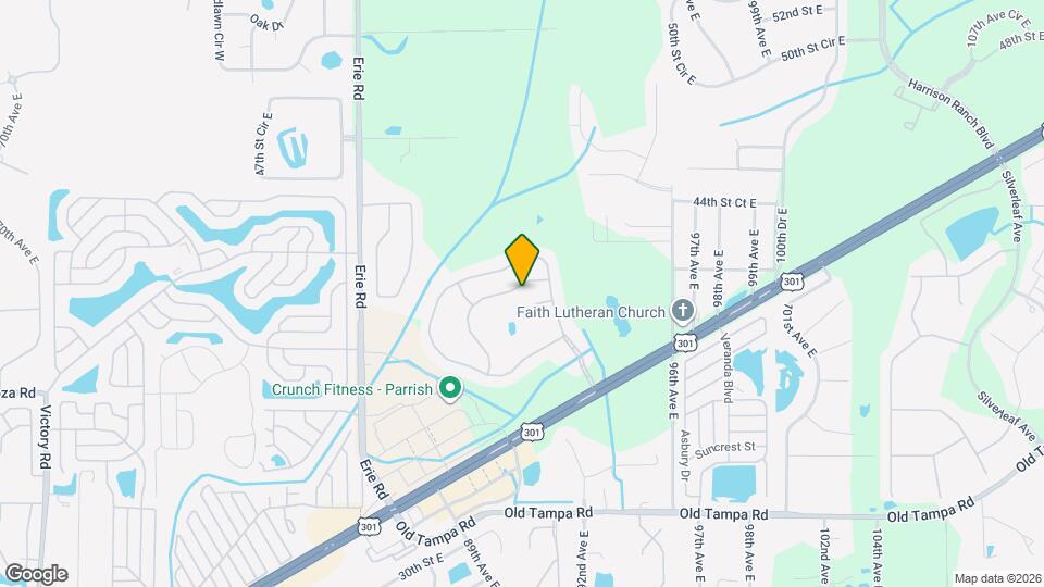 9039 41st St E Map and Location Details