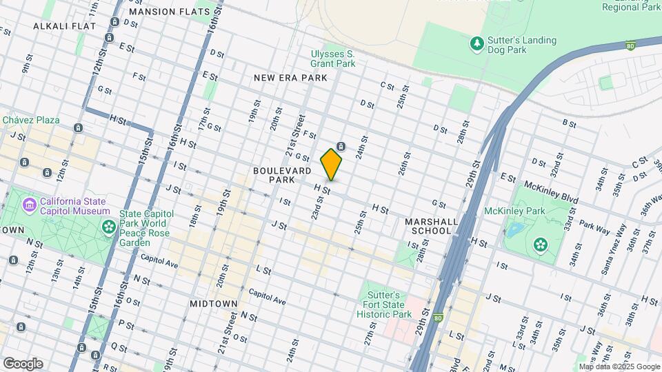 2307 H St Map and Location Details