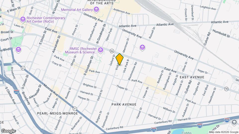 27 Vick Park A Map and Location Details