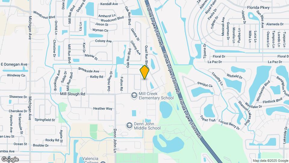 2446 Quail Hollow Ave Map and Location Details
