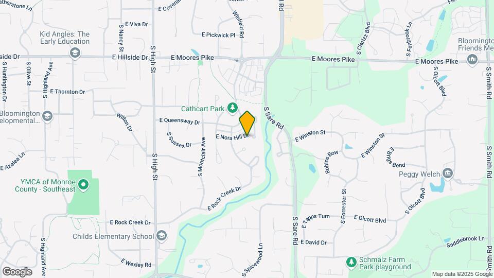 2612 E Nora Hill Dr Map and Location Details