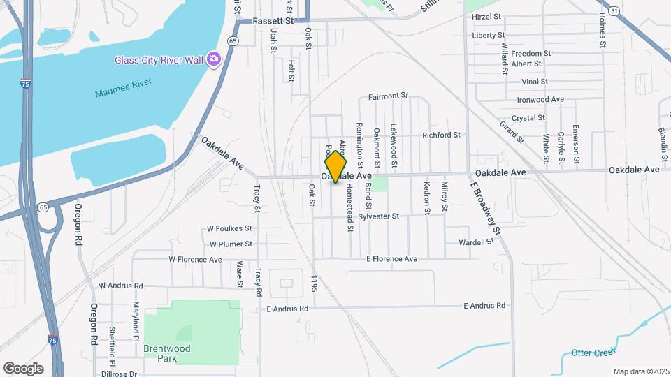 1615 Pool St Map and Location Details