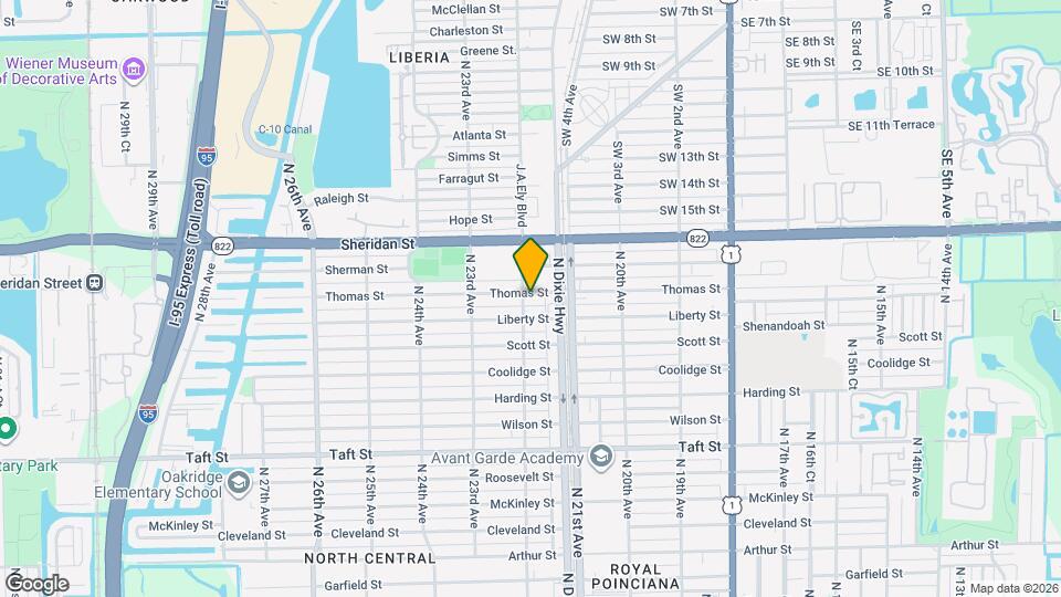 2124-2126-2126 Thomas St Mapa y Detalles de la Ubicación
