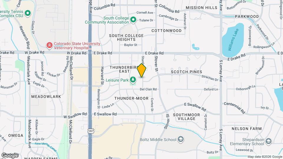 2801 Stanford Rd Map and Location Details