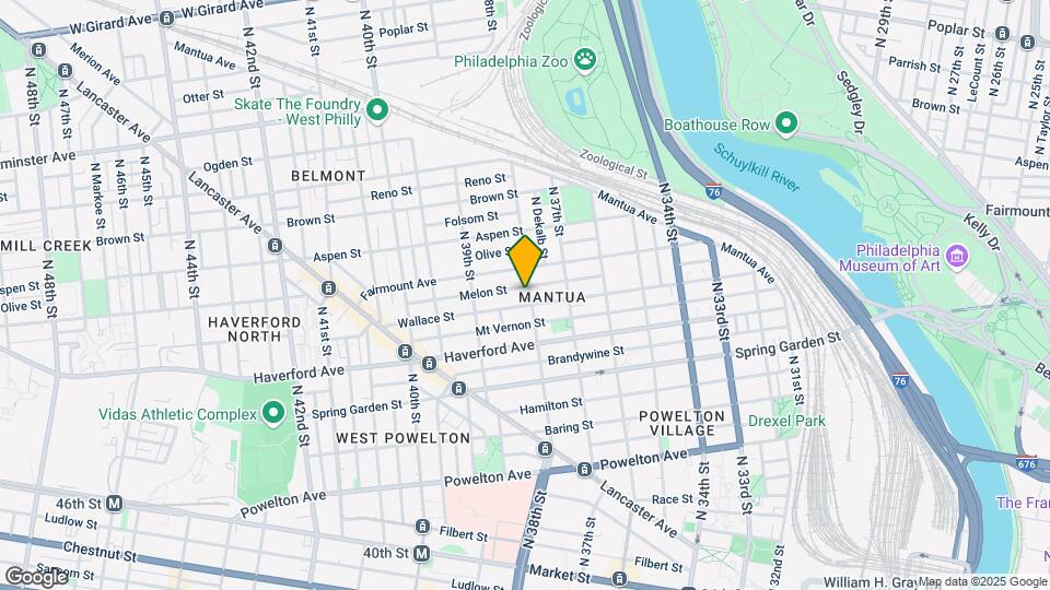 644 N 38th St Map and Location Details