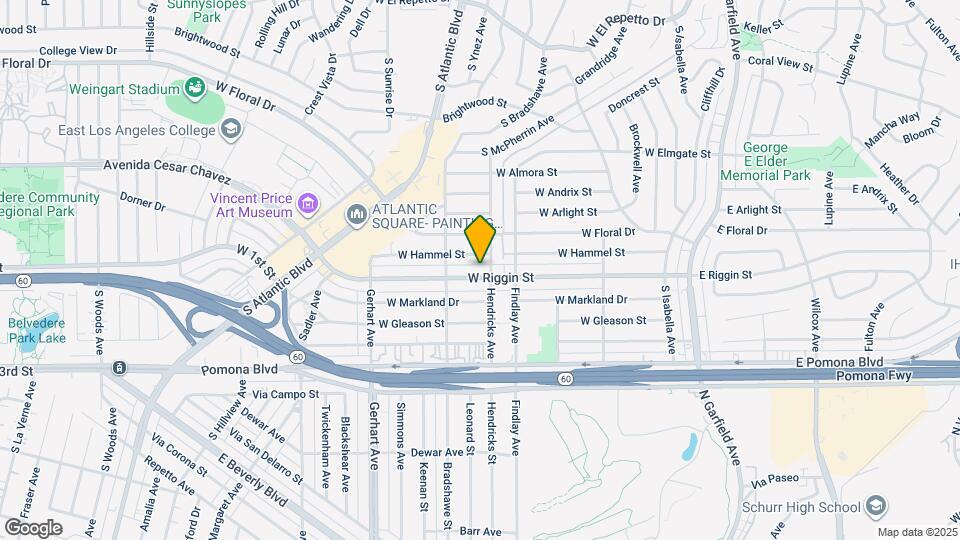 505 W Riggin St Map and Location Details