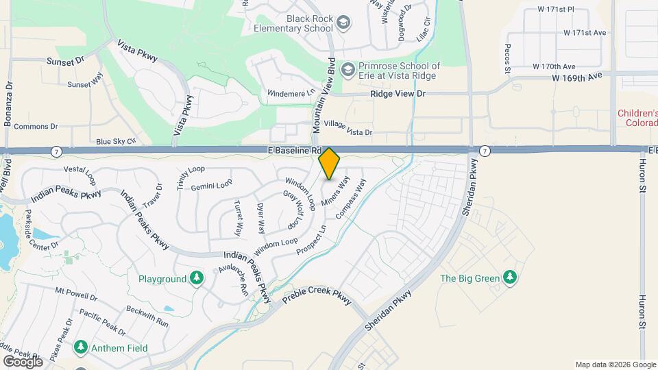 16718 Prospect Ln Map and Location Details