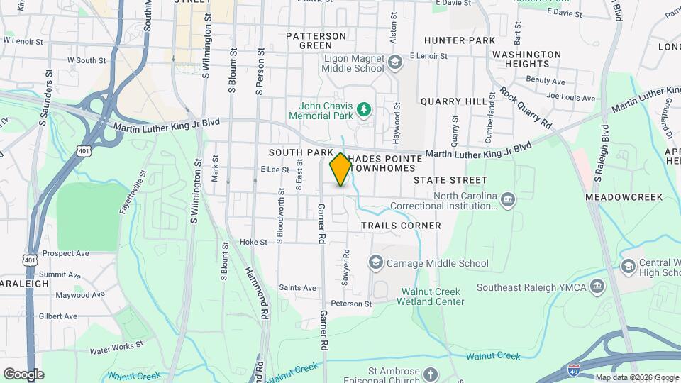 541 Bragg St Map and Location Details