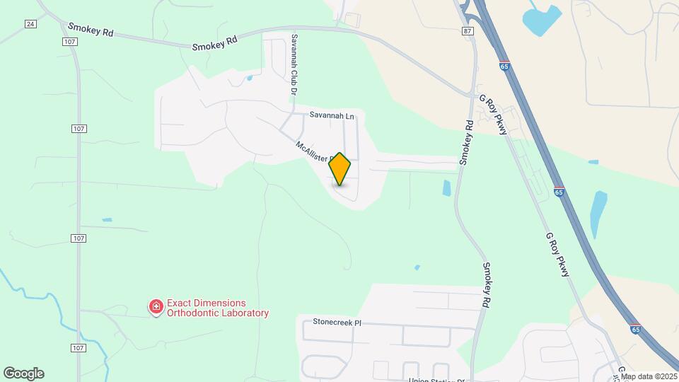 1126 Savannah Ln Map and Location Details