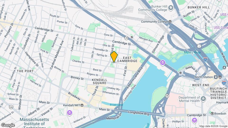 66 Hurley St, Unit 1 Map and Location Details