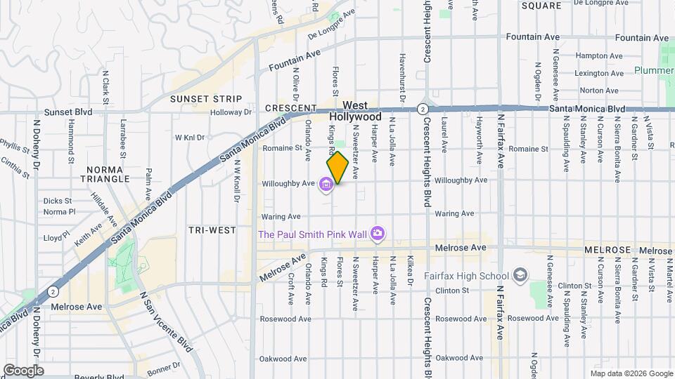 850 Kings Rd Map and Location Details