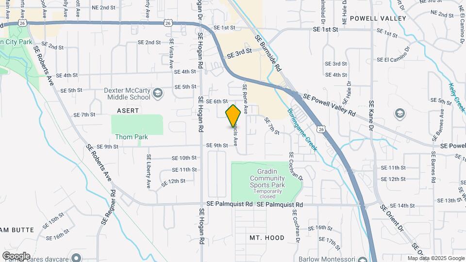 817-817 SE Francis Ave Map and Location Details