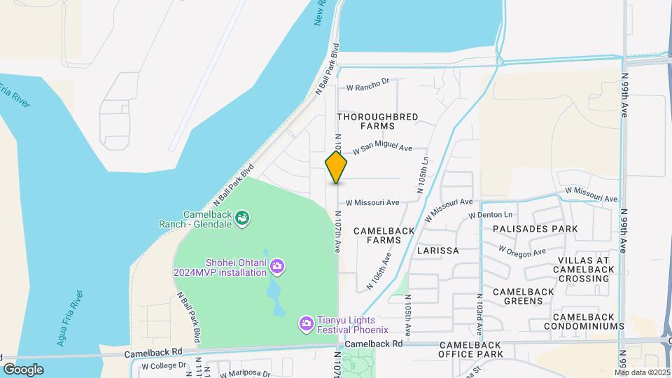 5526 N 107th Ln Map and Location Details