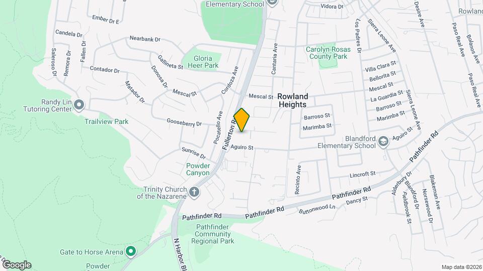 18218 Senteno St Map and Location Details