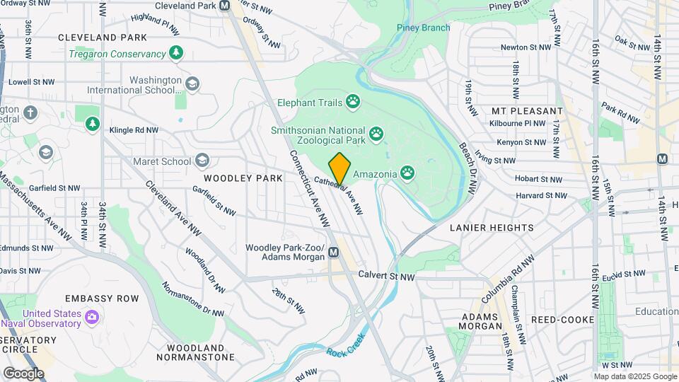 2270 Cathedral Ave NW Map and Location Details