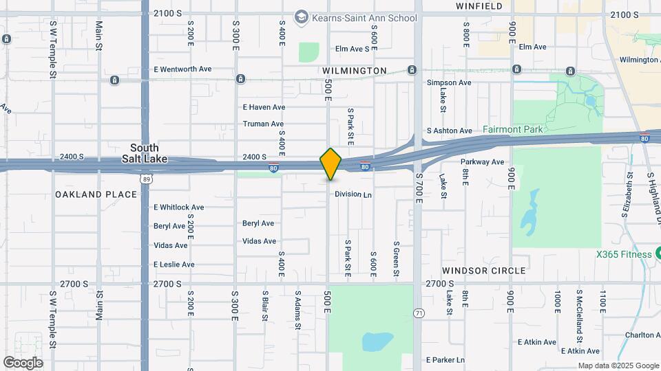 2455 S 500 E, Unit 4 Map and Location Details
