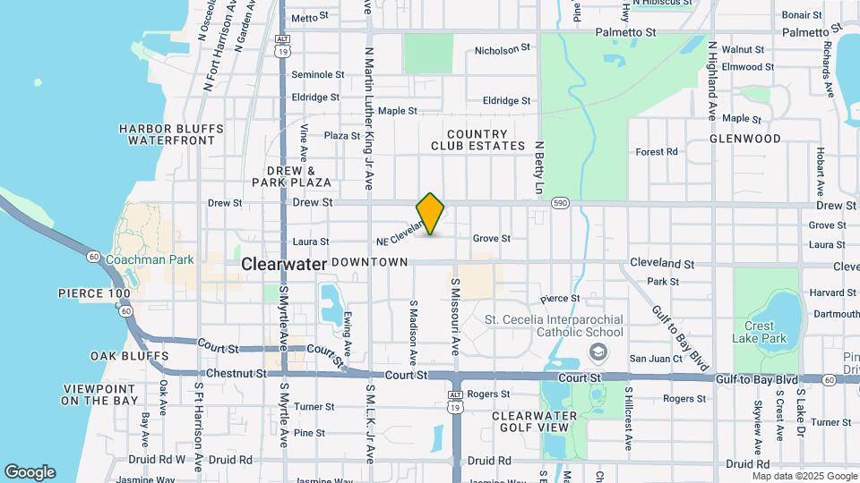 1169 Grove St Map and Location Details
