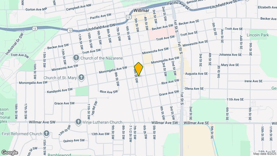 519 Kandiyohi Ave SW Map and Location Details