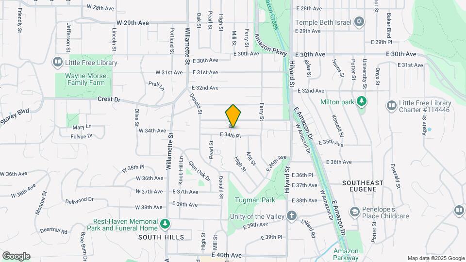 3445 High St Map and Location Details