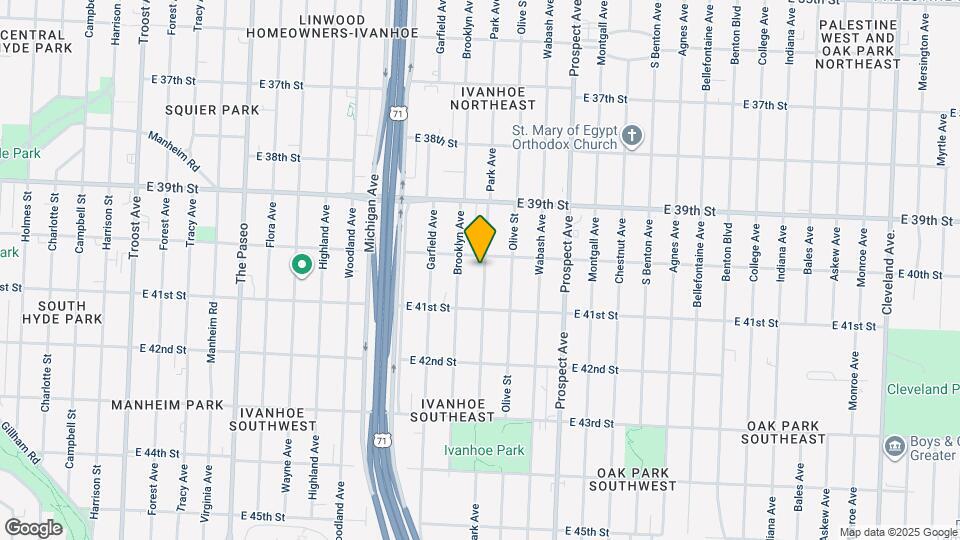 4014 Park Ave Map and Location Details
