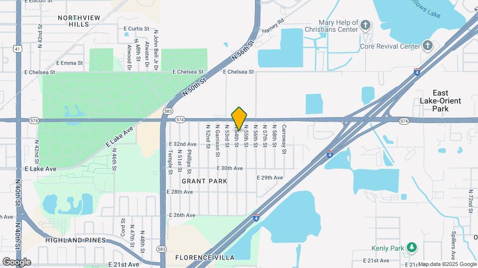 3811 N 54th St Map and Location Details