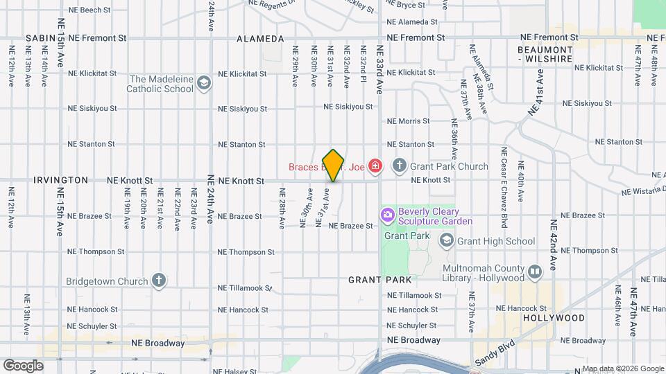 3112 NE Knott St Mapa y Detalles de la Ubicación