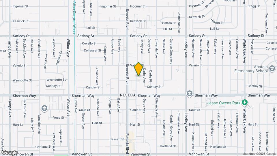 7308 Canby Ave, Unit 7 Mapa y Detalles de la Ubicación