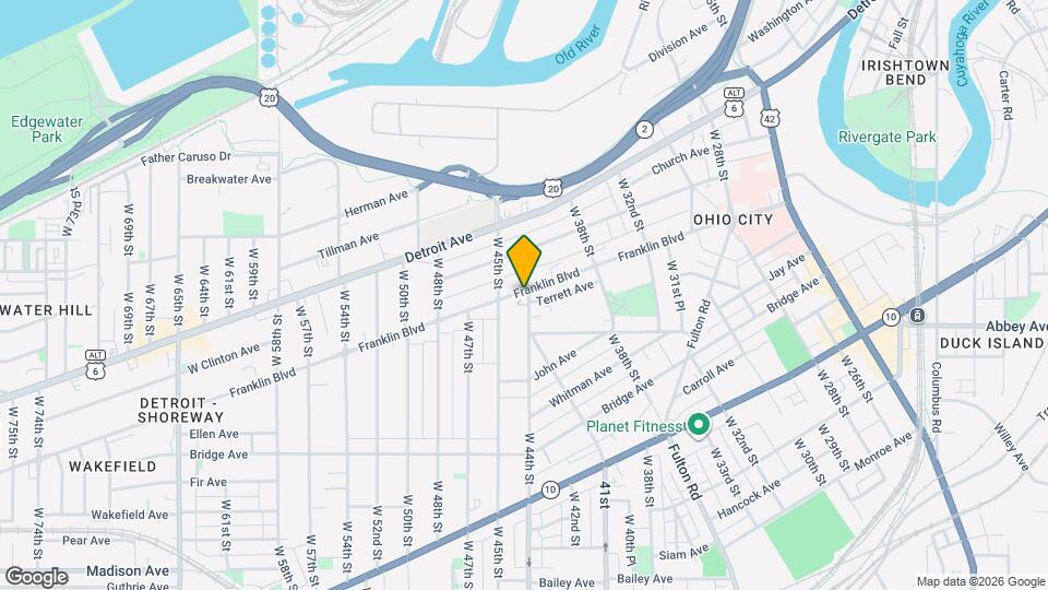 4403 Franklin Blvd, Unit 1 Map and Location Details