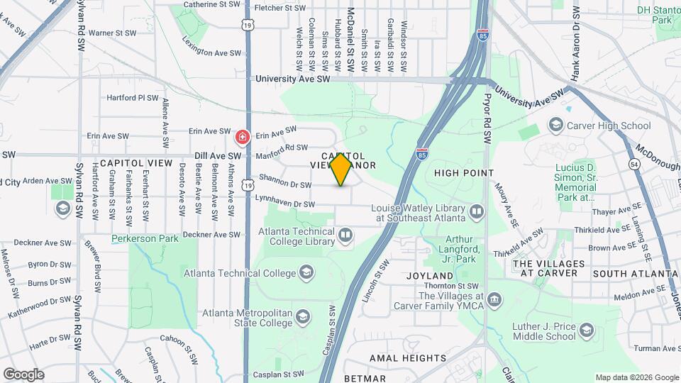 444 Shannon Dr SW Map and Location Details