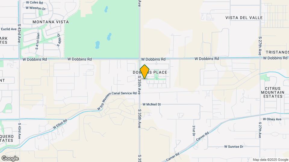 9430 S 34th Ln Map and Location Details