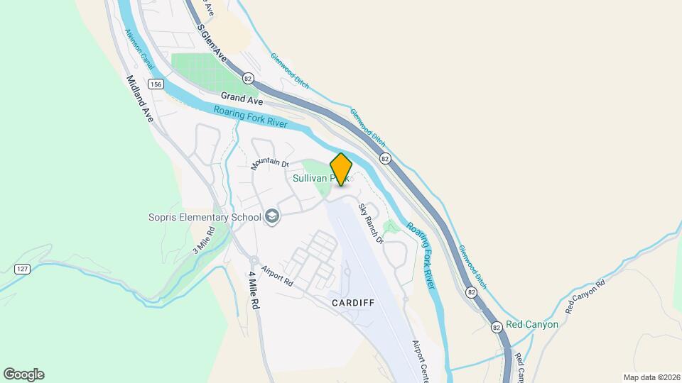 3950 Sky Ranch Dr Map and Location Details