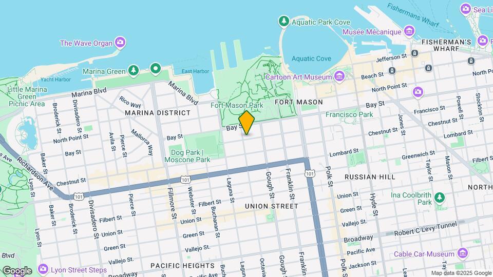 1490 Francisco St Mapa y Detalles de la Ubicación