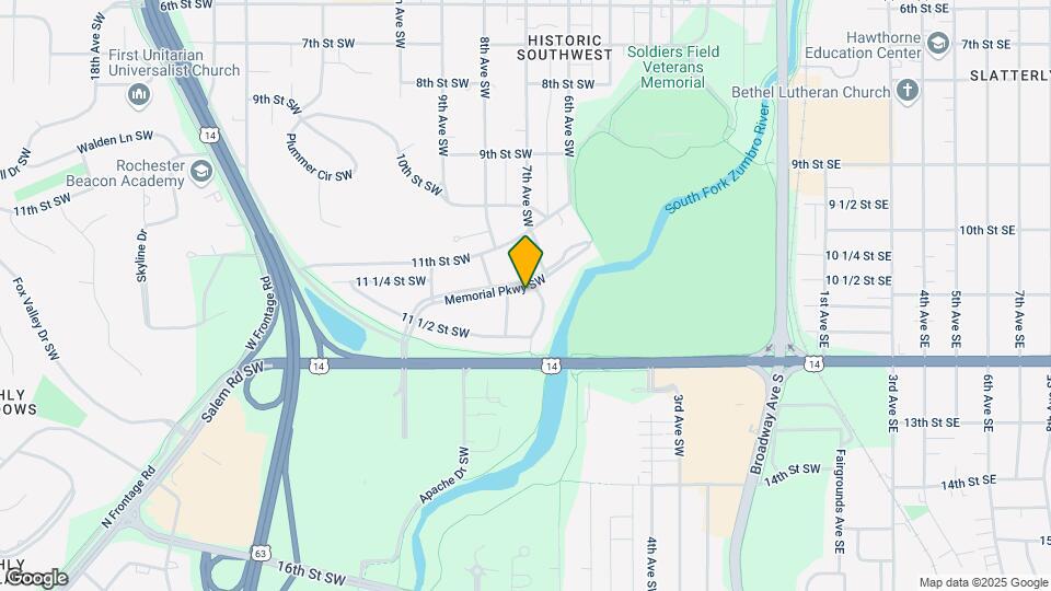 706 Memorial Pkwy SW Map and Location Details