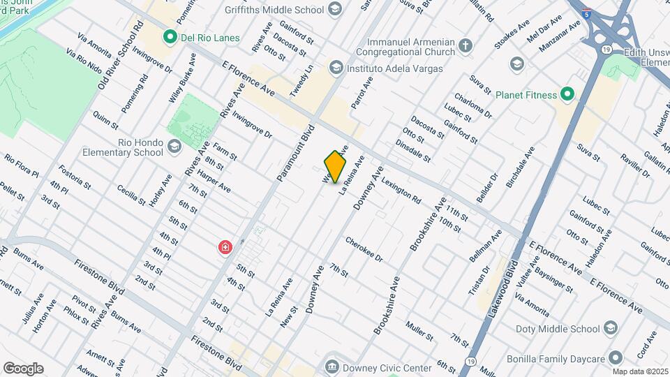 10333 La Reina Ave Map and Location Details