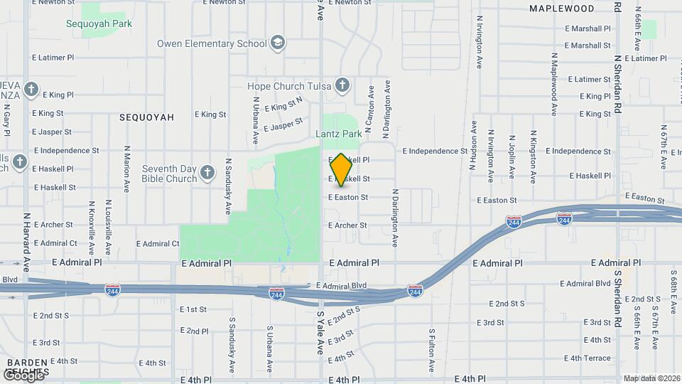 4923 E Easton St Map and Location Details