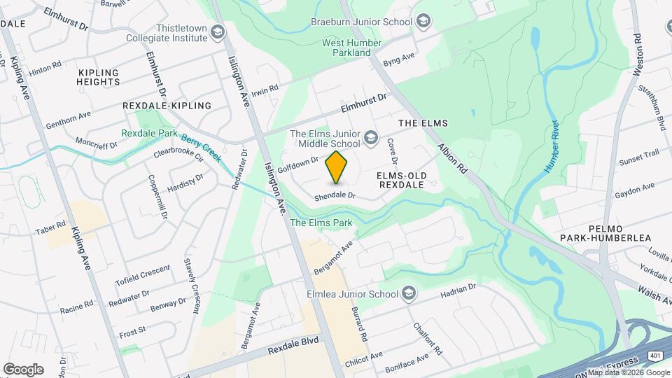 76 Shendale Dr Map and Location Details