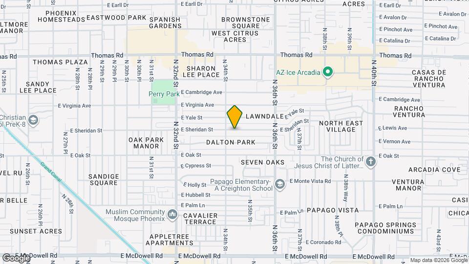 3415 E Sheridan St Map and Location Details