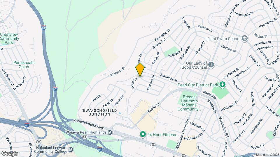 1219-1219 Kuokoa St Map and Location Details