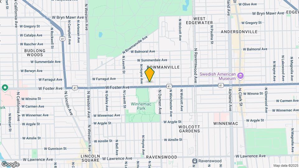 2036 W Foster Ave Map and Location Details